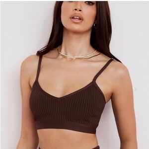 House of CB “Evie” Ribbed Bralette